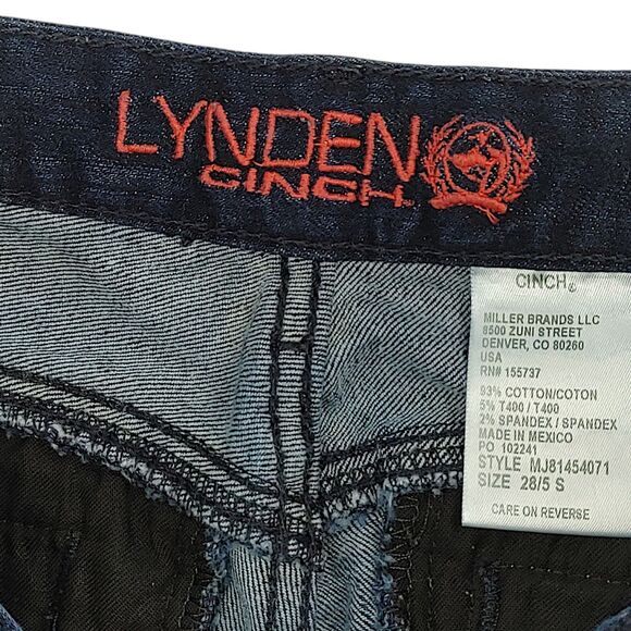 Cinch Lynden Women’s Jeans Size 28S Dark Blue Bootcut Stretch Denim Mid Rise - Picture 13 of 15